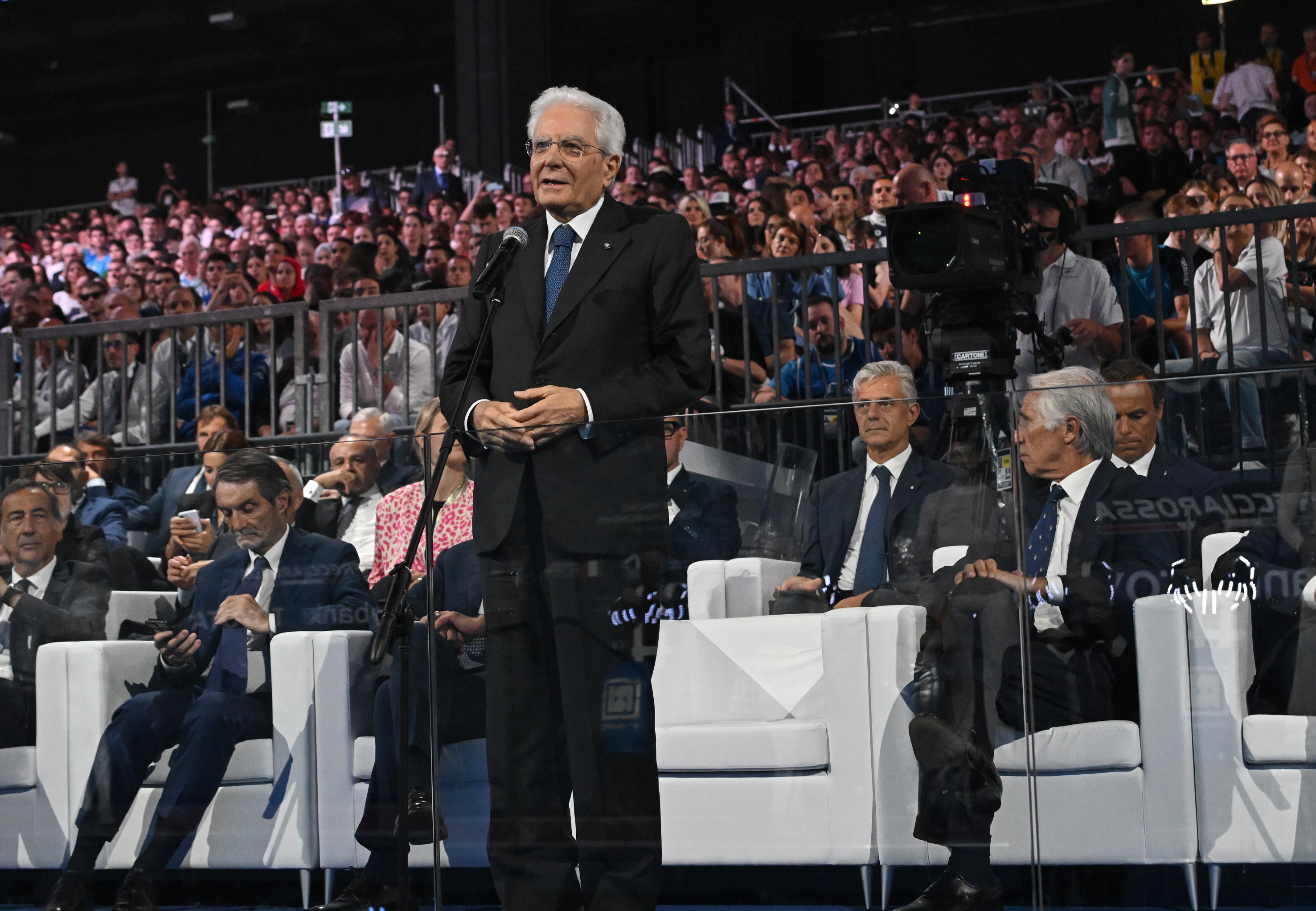 Mattarella inaugura i Mondiali di Milano 2023. Malagò: infinitamente grati al Presidente