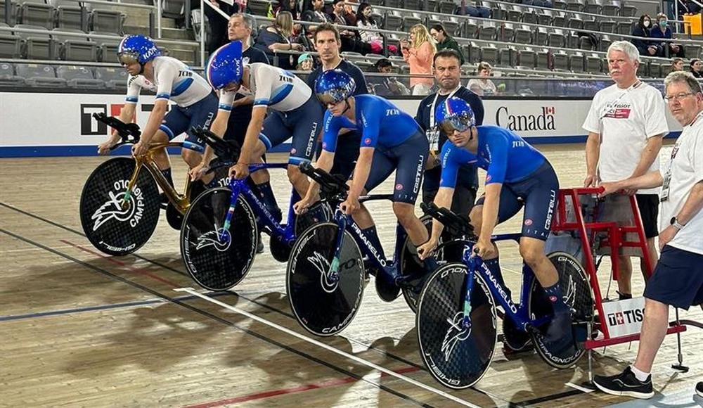 Nations Cup: azzurri secondi nell'inseguimento a squadre di Milton