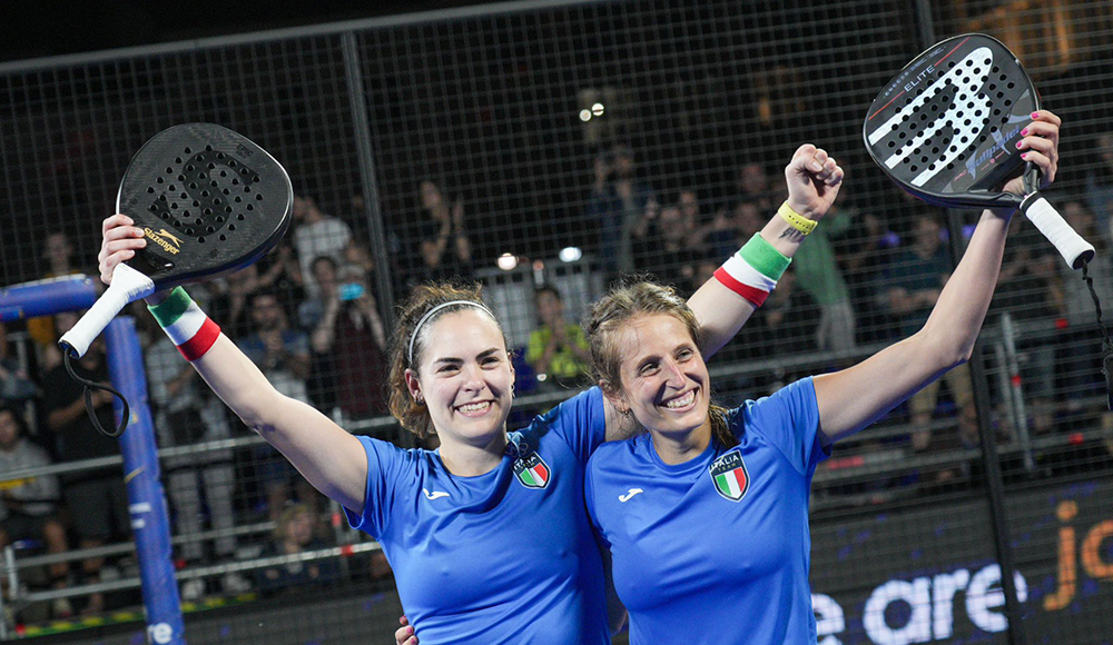 Padel: Orsi e Marchetti medaglia d'oro nel doppio femminile, Cassetta e Sussarello d'argento nel misto