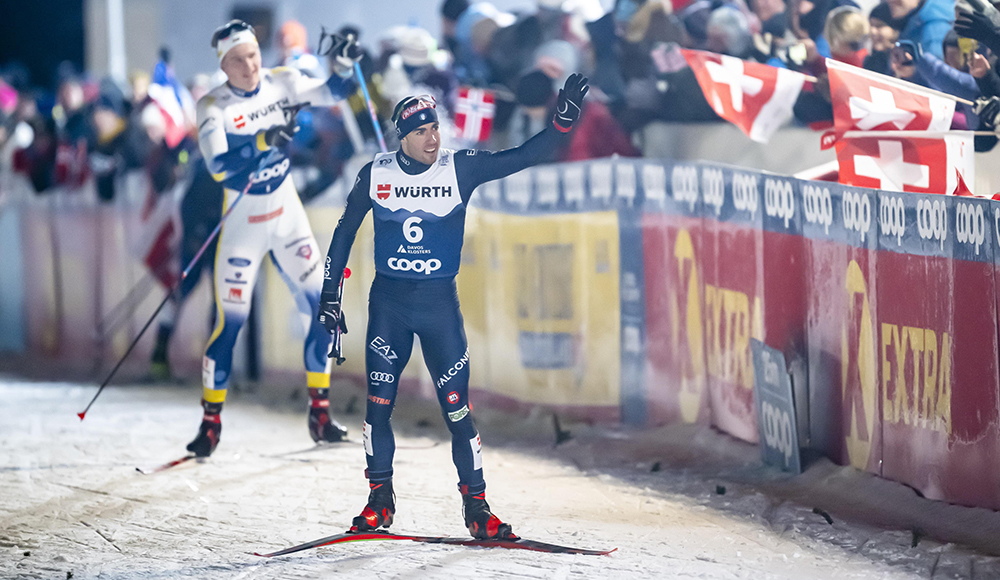 Tour de Ski: Federico Pellegrino chiude al terzo posto la sprint in tecnica libera di Davos