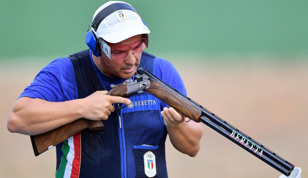 World Championships in Baku: the eternal Giovanni Pellielo gives Italia Team the last Olympic quota in the trap