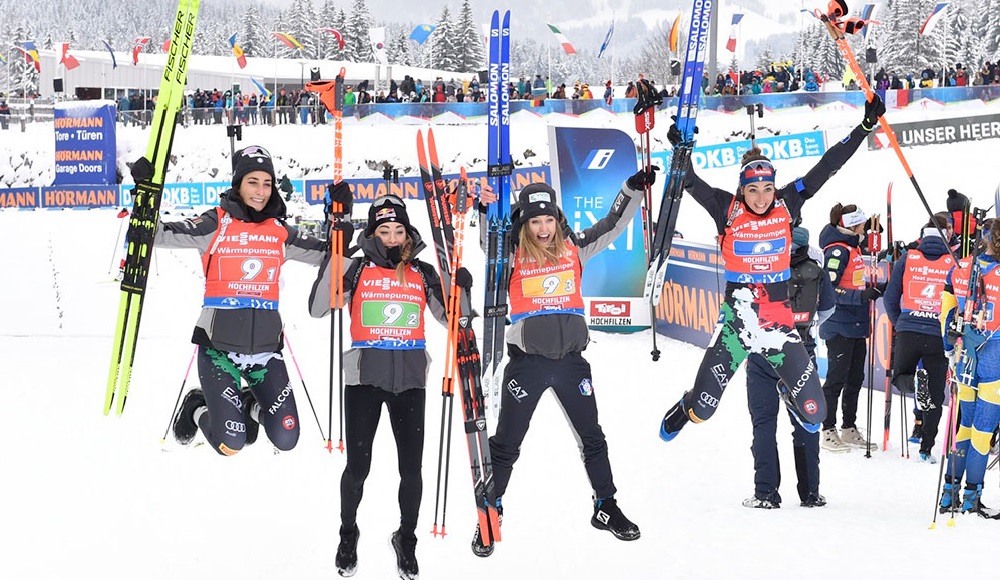 Coppa del Mondo: Italia terza nella staffetta femminile di Ruhpolding