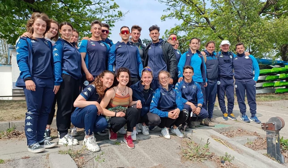 Due giorni di test per gli azzurri della canoa velocità impegnati all'Idroscalo di Milano