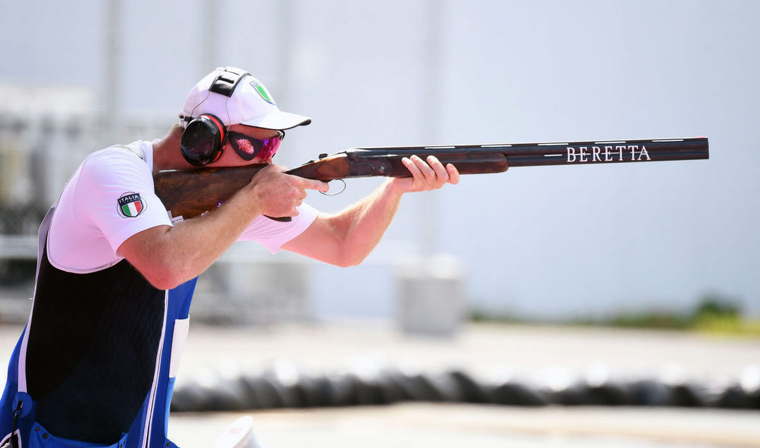 Risultati degli azzurri: Mauro De Filippis e Jessica Rossi primi in qualifica nel Trap