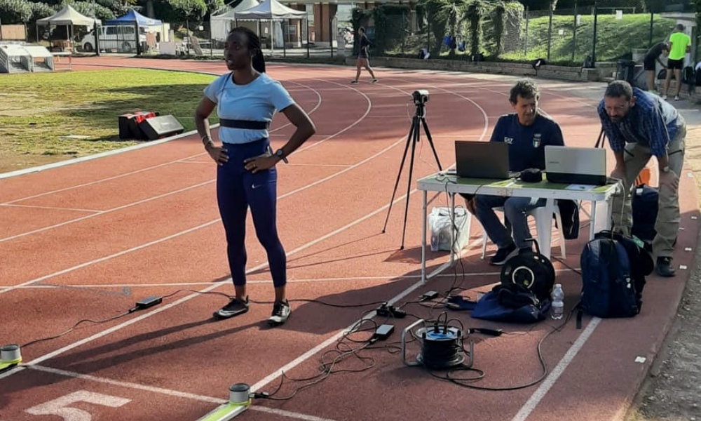 Giornata di test al 'Paolo Rosi' per l'ostacolista Ayomide Folorunso