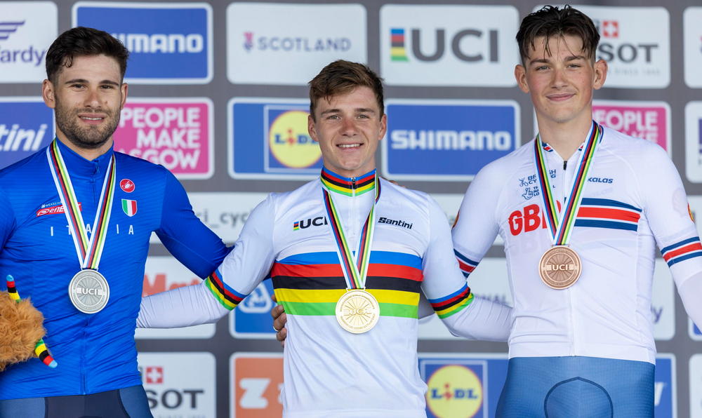 Mondiali di Glasgow: Filippo Ganna conquista l'argento nella cronometro