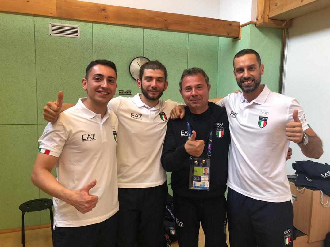 Tiro a segno: Italia maschile di bronzo nella prova a squadre di pistola 25m