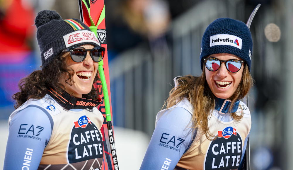 Coppa del Mondo, super-G: Brignone e Bassino sul podio di Crans Montana, Paris terzo a Kvitfjell