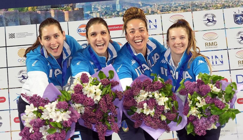 Fioretto femminile: l'Italia domina la prova a squadre di Coppa del Mondo in Georgia