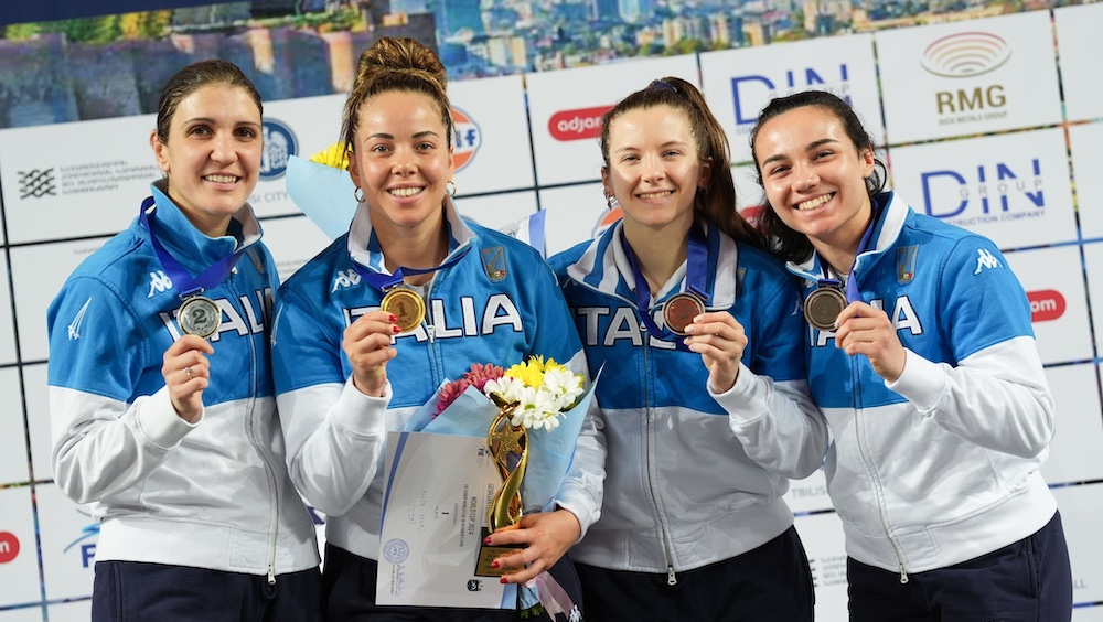 Coppa del Mondo di fioretto, podio tutto italiano a Tbilisi: vince Volpi davanti a Errigo, Cristino e Favaretto