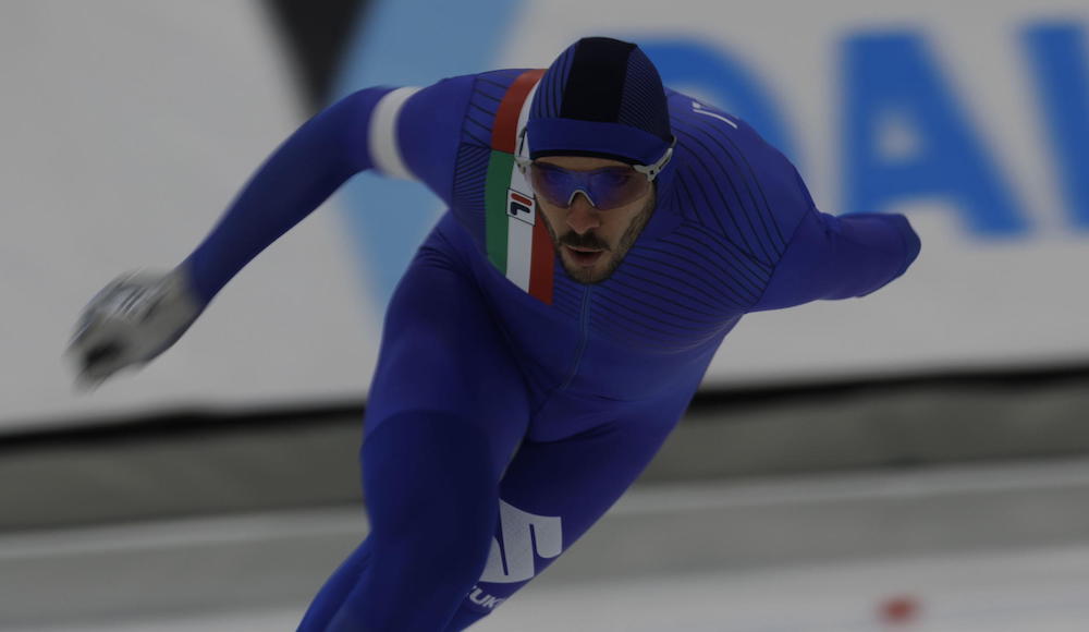 Mondiali su singole distanze: medaglia d’argento per Davide Ghiotto nei 5000 metri di Calgary