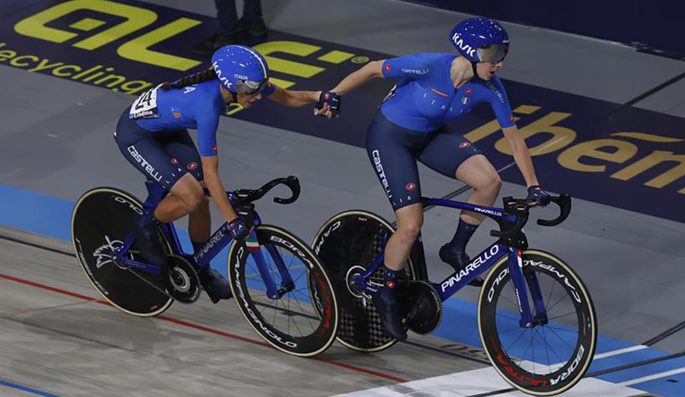 Bronzi per l’Italia nella madison femminile e nel keirin maschile dell’ultima giornata degli Europei