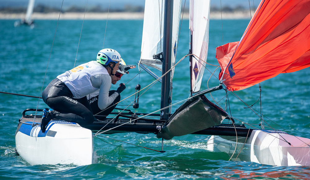 Nacra 17: Tita e Banti sul tetto del mondo per la terza volta di fila, bronzo per Ugolini e Giubilei