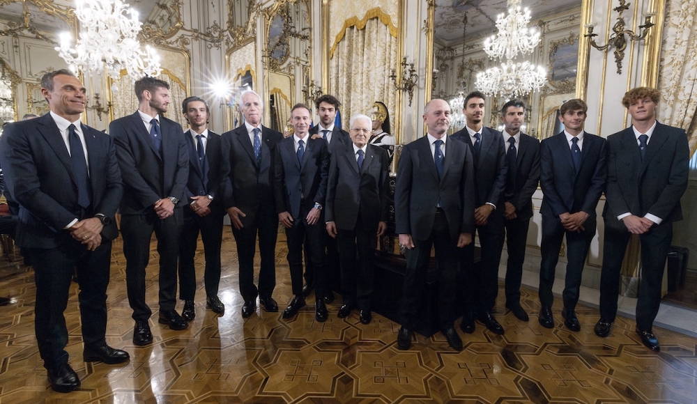 Davis Cup winners received by Mattarella. Malagò: “We celebrate a special triumph”