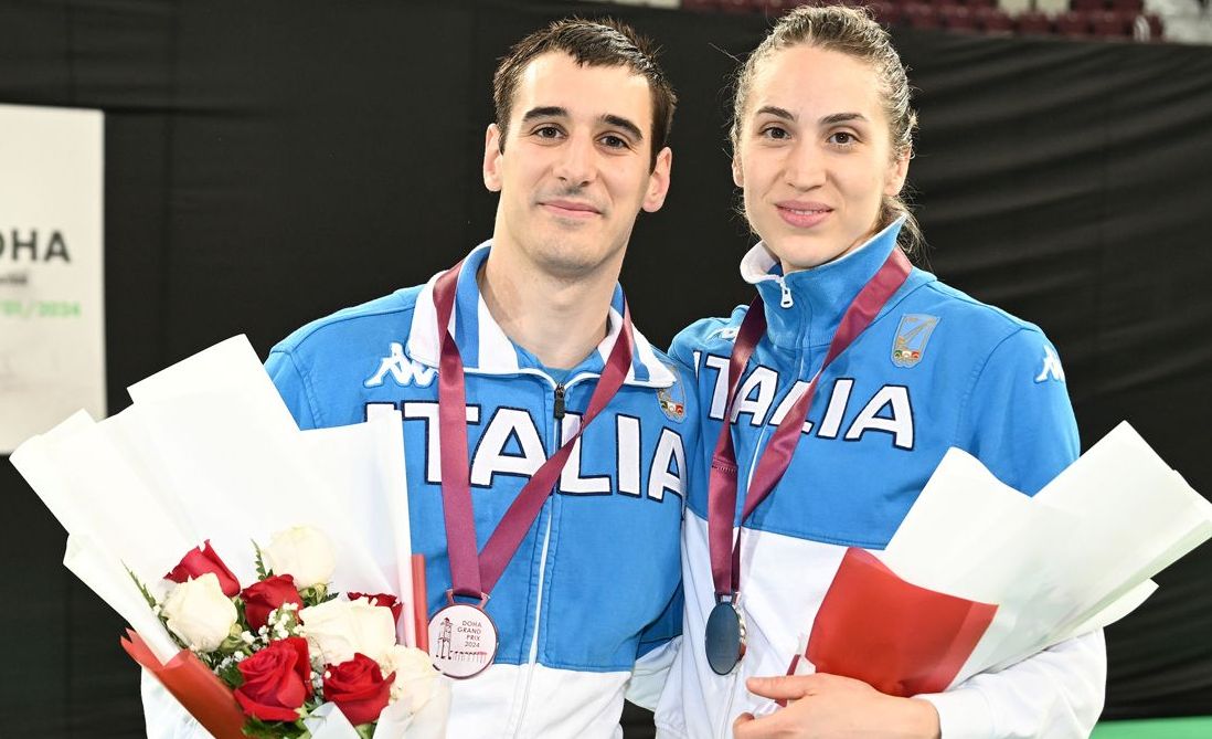 Grand Prix di spada: secondo posto per Federico Vismara e Giulia Rizzi a Doha