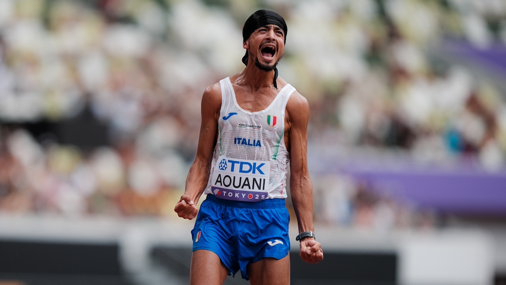 L’Italia cala il poker ai Mondiali: Iliass Aouani sul podio della maratona di Tokyo