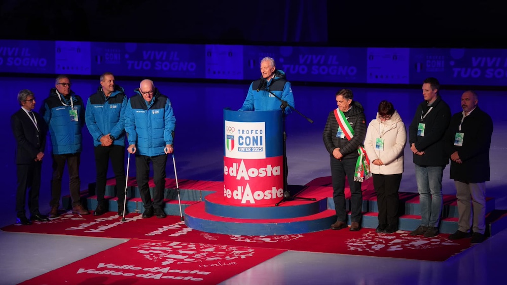 Al via il Trofeo CONI Winter in Valle d’Aosta, Buonfiglio: “Siete ragazzi fortunati, sfruttate l’opportunità”