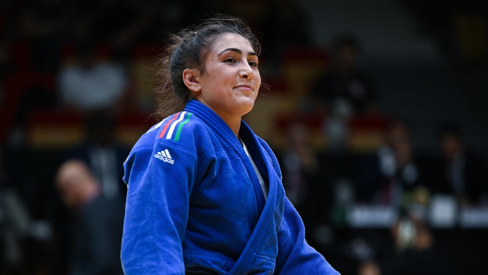 Carlotta Avanzato sul gradino più basso del podio dei -63 kg al Grand Slam di Abu Dhabi