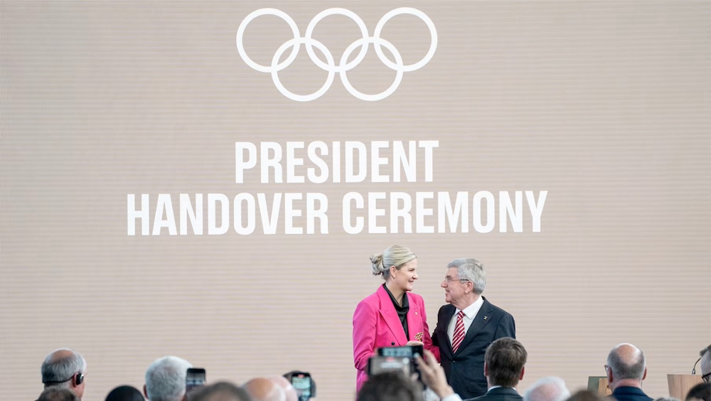 Olympic history at the IOC: Thomas Bach passes presidency to Kirsty Coventry Olympic history at the IOC: Thomas Bach passes presidency to Kirsty Coventry