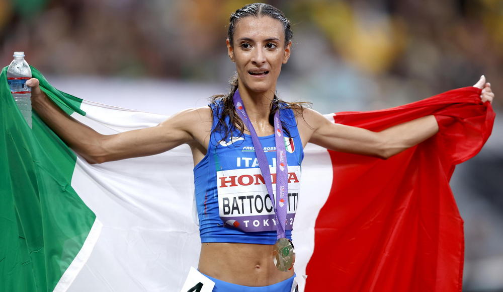 Bronzo per Nadia Battocletti sui 5.000 metri: l'Italia firma il nuovo record di medaglie ai Mondiali