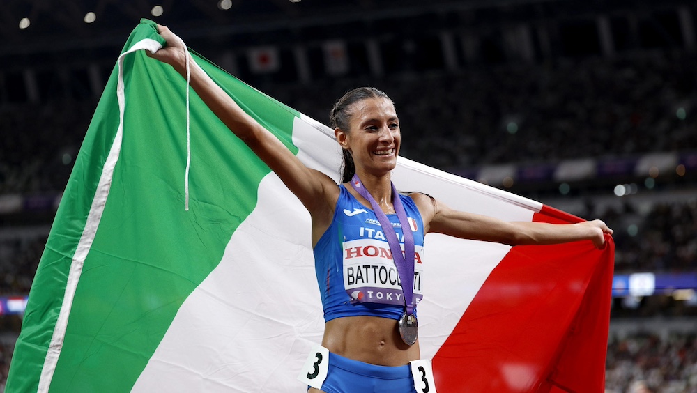 Tokyo: argento mondiale per Nadia Battocletti nei 10.000 metri, di bronzo nel getto del peso Leonardo Fabbri