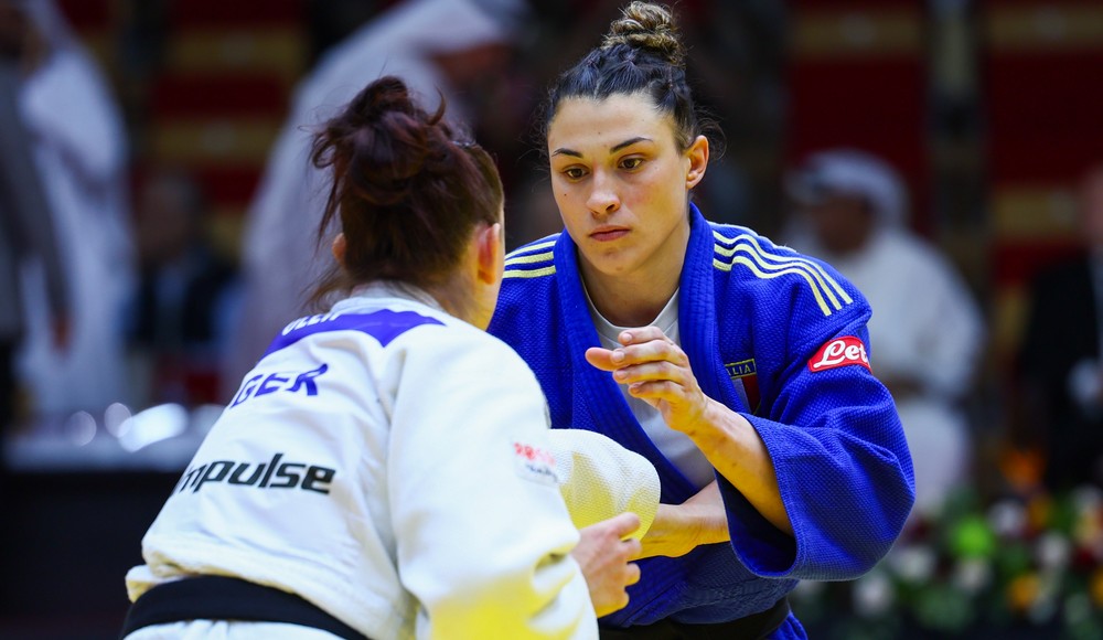 Grand Slam: Alice Bellandi e Erica Simonetti ottengono il podio nella terza giornata di Abu Dhabi