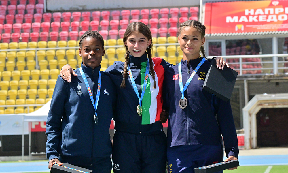 L’Italia Team vola in Macedonia: tre ori dall’atletica, superata quota 40 medaglie