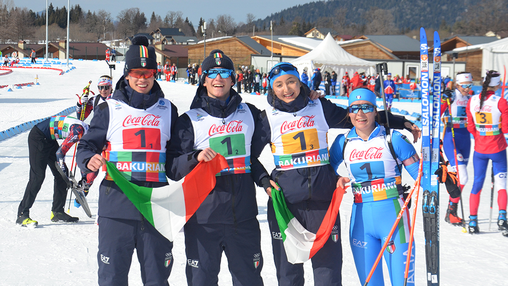 Con due ori e un argento l’Italia Team chiude gli EYOF in testa al medagliere. Pedranzini portabandiera alla cerimonia di chiusura