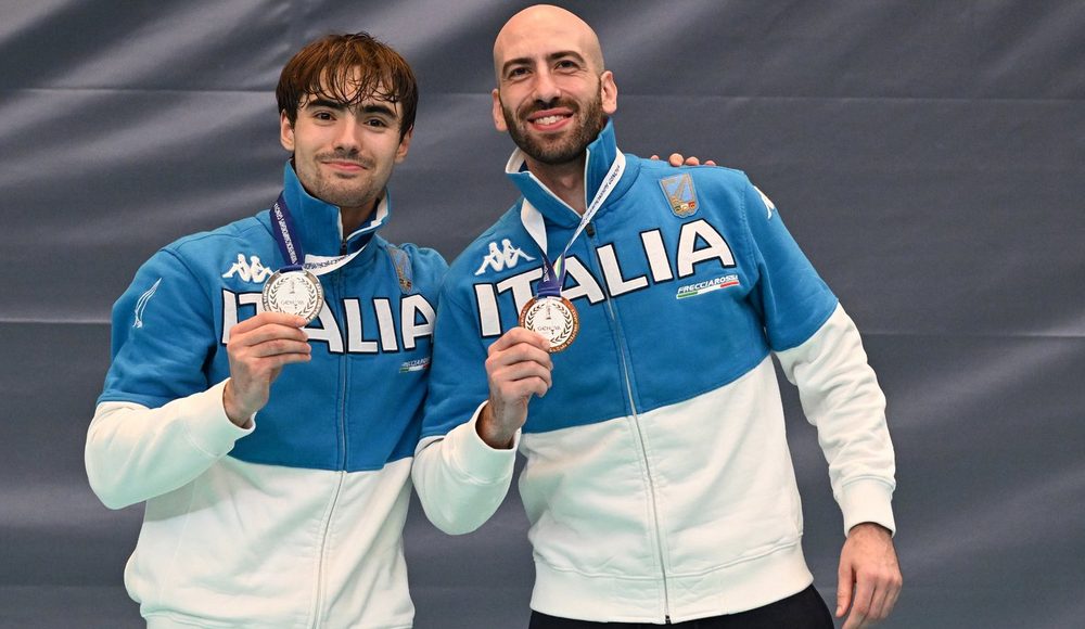 Europei di Genova: Matteo Galassi d'argento nella spada maschile, bronzo per Andrea Santarelli