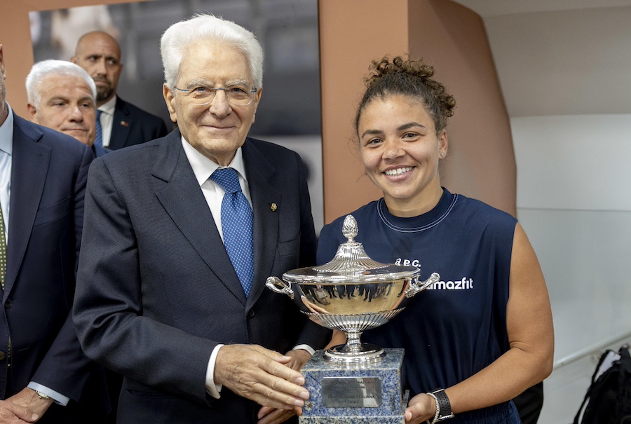 Mattarella coppa Paolini