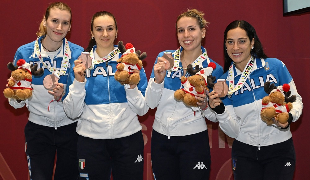 Coppa del Mondo: le spadiste azzurre ottengono il terzo posto nella gara a squadre di Vancouver