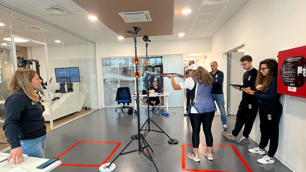 Tiro a volo: atlete di skeet sottoposte a test al CPO 'Giulio Onesti' di Roma Tiro a volo: atlete di skeet sottoposte a test al CPO 'Giulio Onesti' di Roma