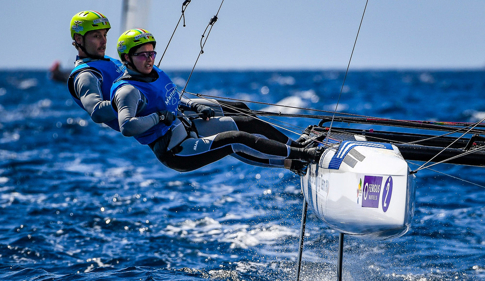 Nacra 17: Ugolini/Giubilei si tingono d'argento in Grecia e firmano il quarto podio di fila agli Europei
