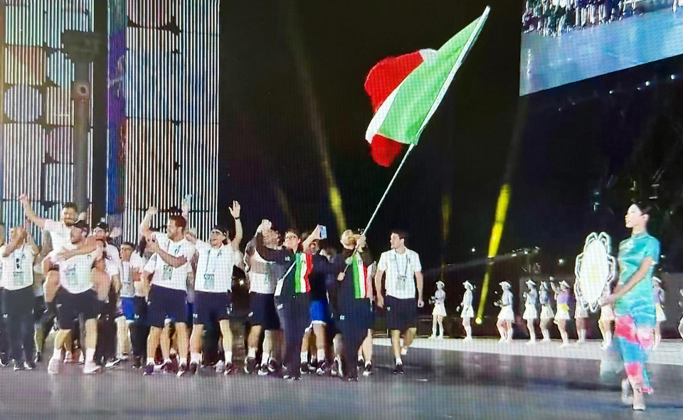 Crescenzo e Rebagliati guidano l’Italia alla cerimonia di apertura dei World Games, bene Nazionale di inline hockey e arcieri azzurri