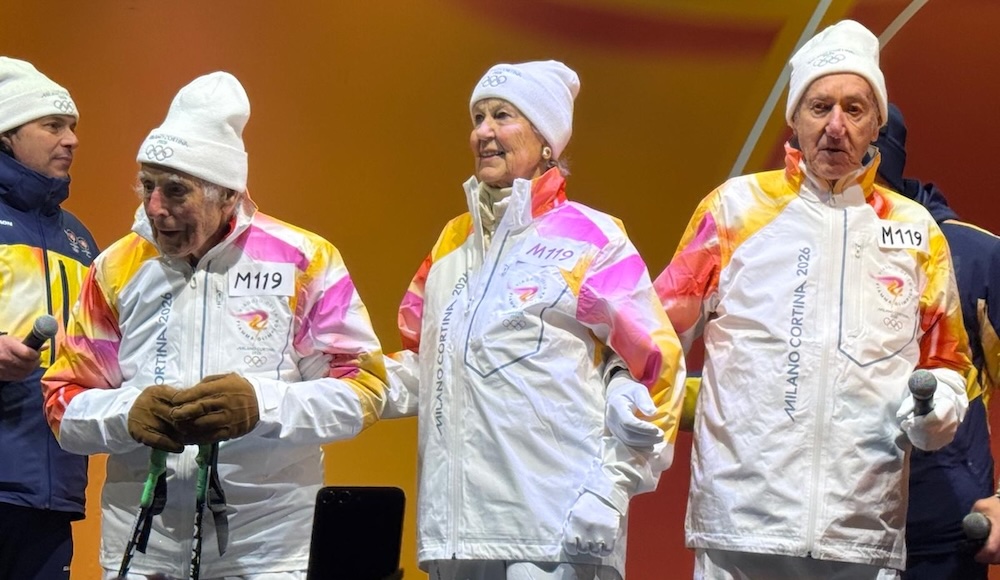 La Fiamma Olimpica torna a Cortina nel 70° anniversario dei Giochi Invernali 1956