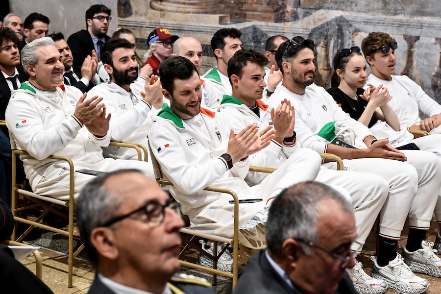 Atleti a evento con La Russa