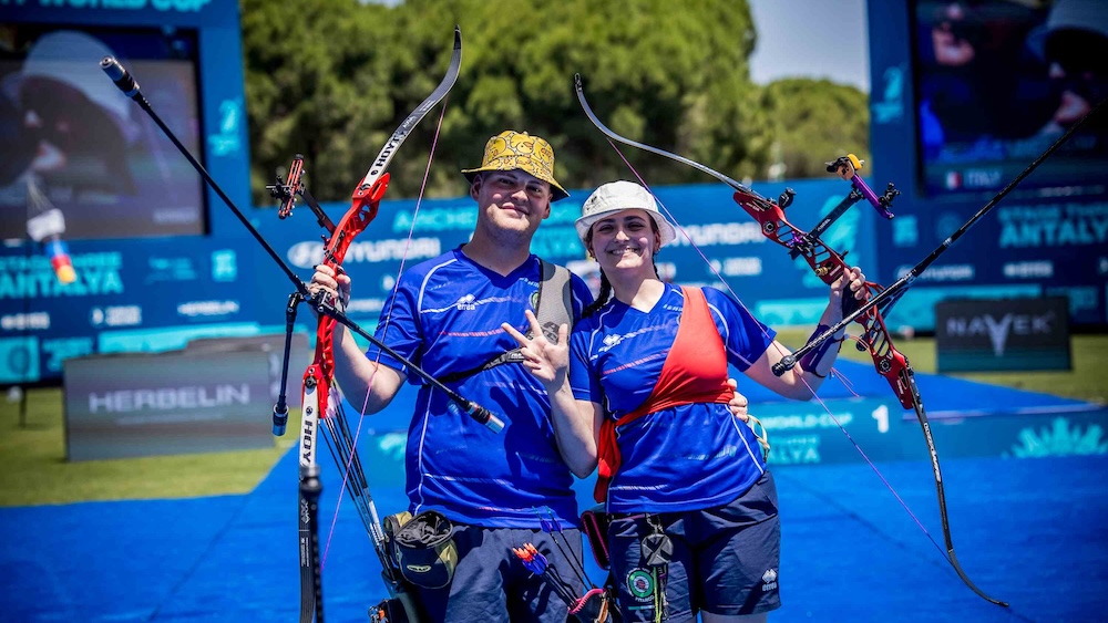 Il battesimo di Roberta Di Francesco in Coppa del Mondo: azzurra terza nell’individuale e nel mixed team di Antalya con Matteo Borsani