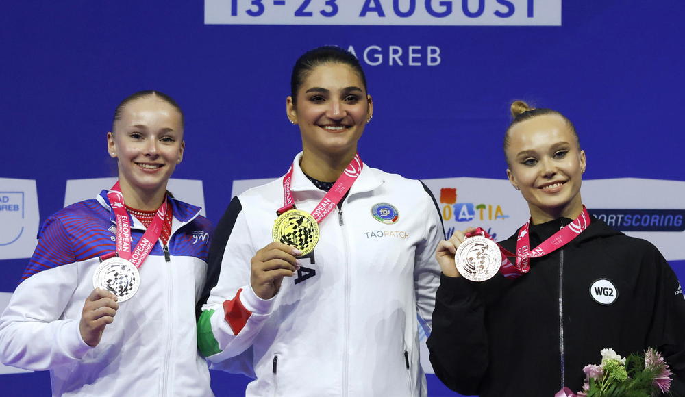 Europei, poker di medaglie per le azzurre nelle finali di specialità: Esposito regina al corpo libero