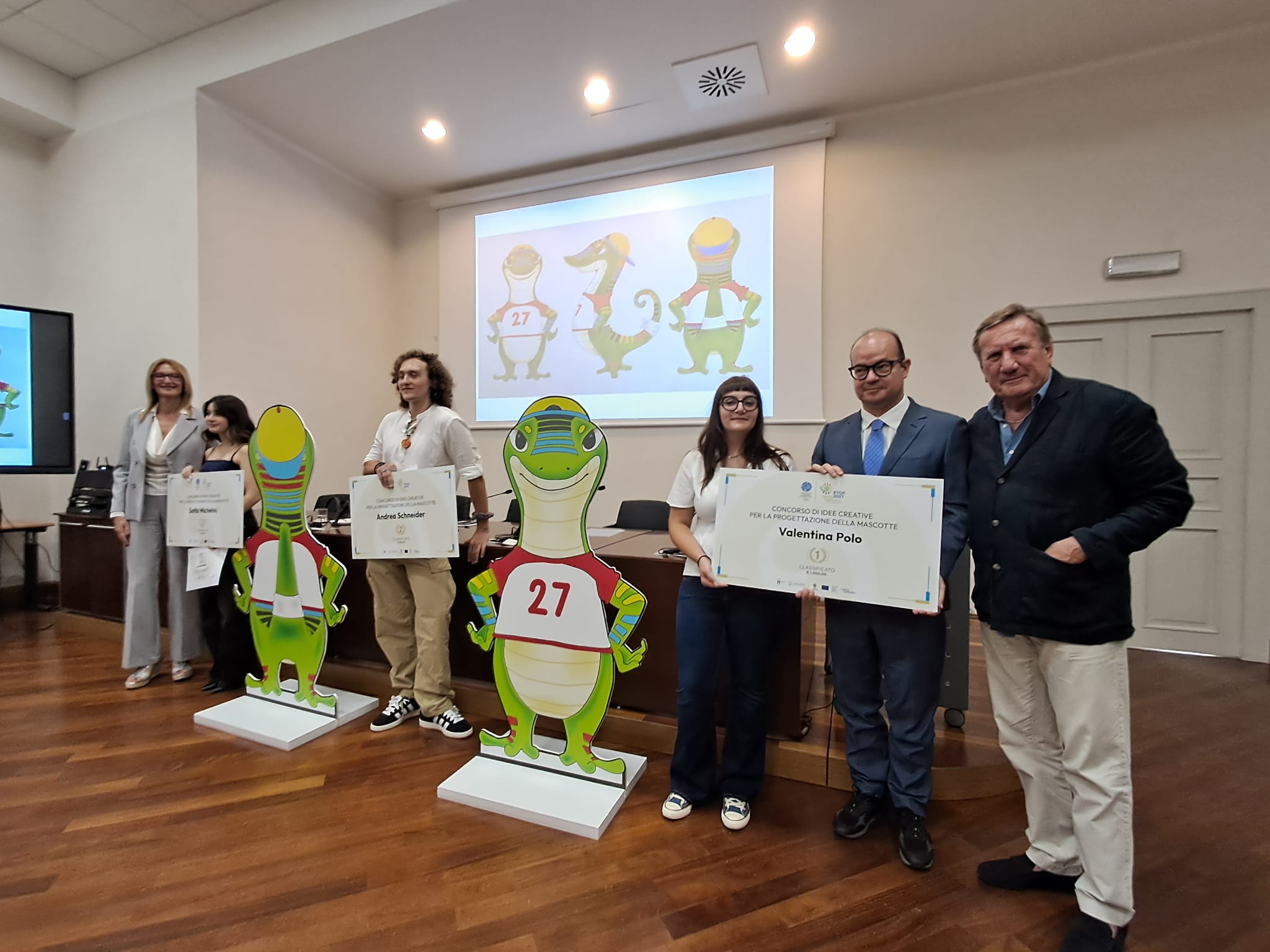 Presentata la lucertola “Doro”, mascotte ufficiale degli EYOF Lignano 2027