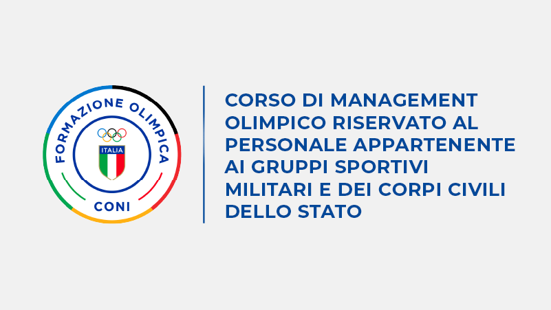 Domani al via il 2° Corso di Management Olimpico per i Gruppi Sportivi Militari e i Corpi Civili dello Stato. Lezione introduttiva del Segretario Generale Mornati