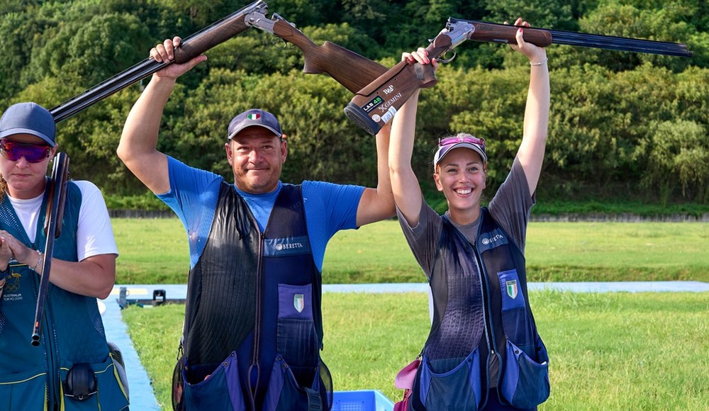 Trap, Coppa del Mondo: Massimo Fabbrizi ed Alessia Iezzi terzi nel mixed team di Hangzhou