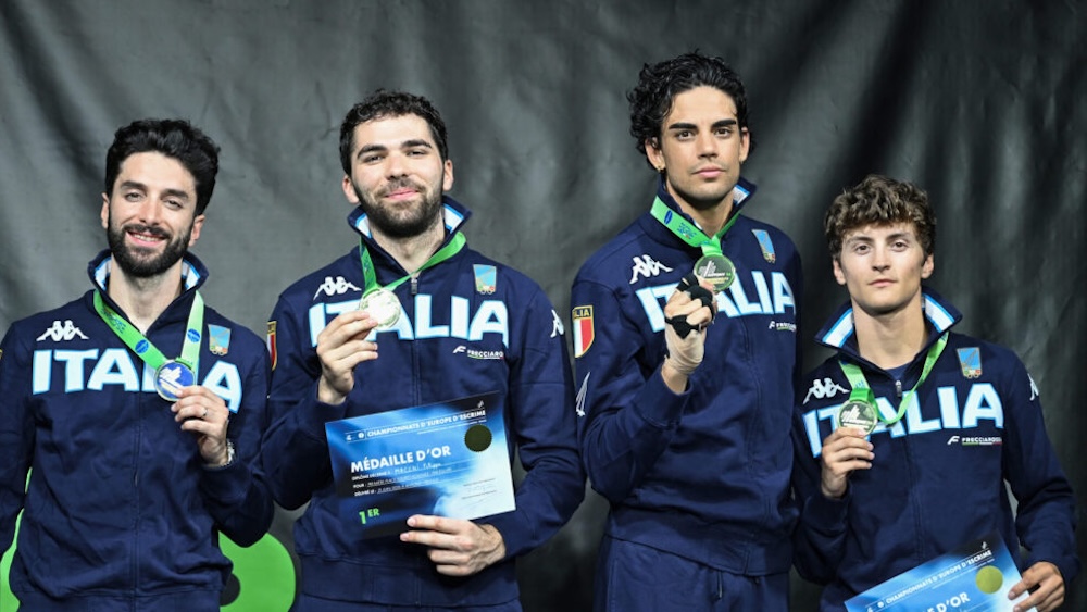 Europei di Antony: azzurri d’oro nel fioretto, l’Italia vince il medagliere