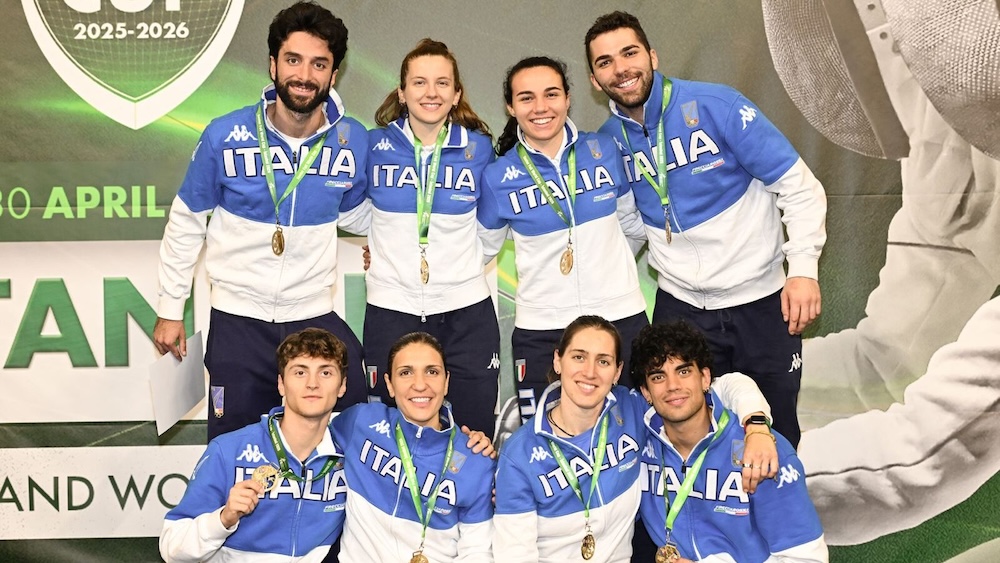 Coppa del Mondo, fiorettisti azzurri imbattibili: l’Italia si impone in entrambe le prove a squadre di Istanbul