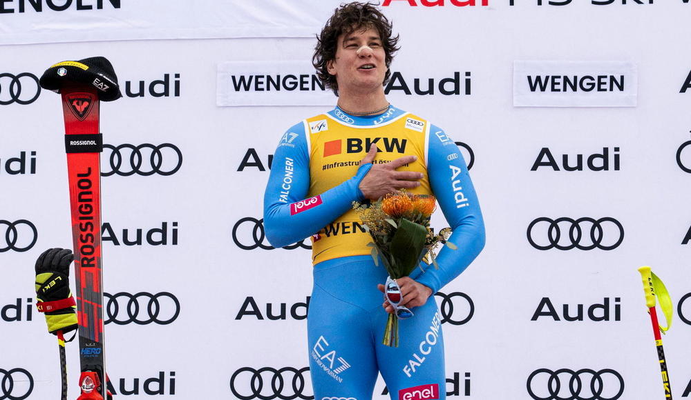 Coppa del Mondo: Franzoni trionfa in super-G e riporta l'Italia al successo a Wengen dopo 13 anni