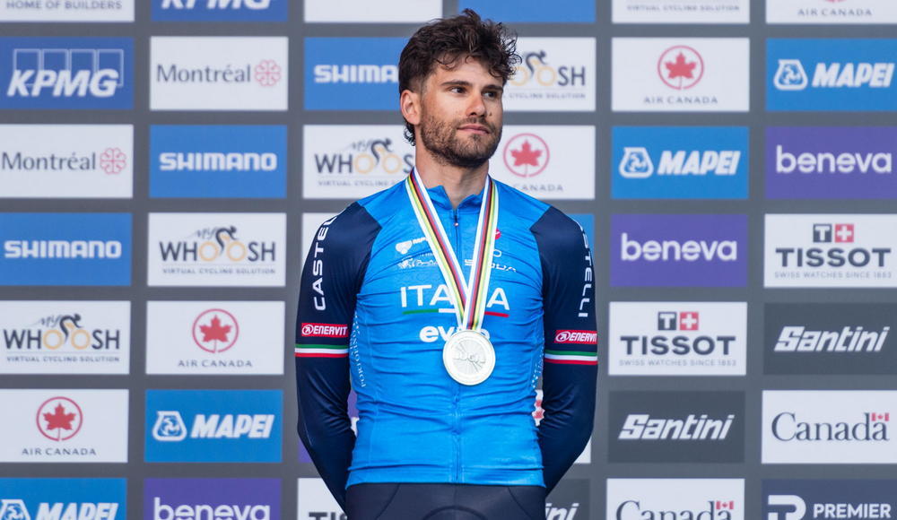Mondiali di Montréal: Filippo Ganna conquista la medaglia d’argento nella cronometro