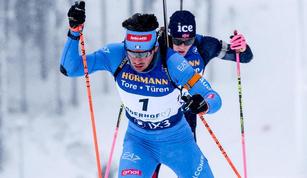 Ruhpolding: Tommaso Giacomel secondo con un errore nella gara sprint della Coppa del Mondo