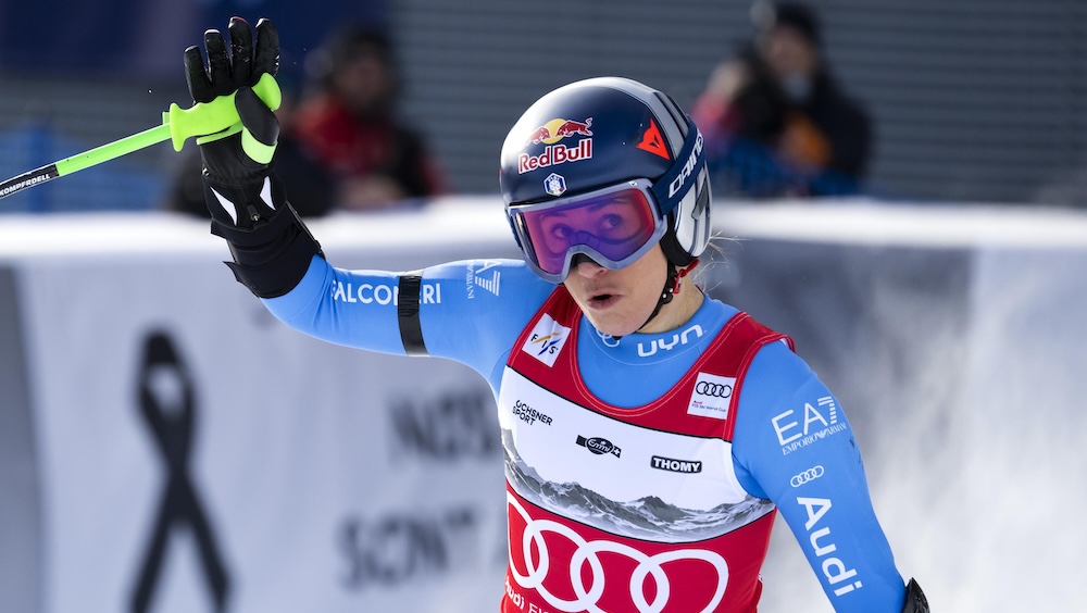 Coppa del Mondo: Goggia chiude l'avvicinamento all'Olimpiade con il secondo posto nel super-G di Crans-Montana
