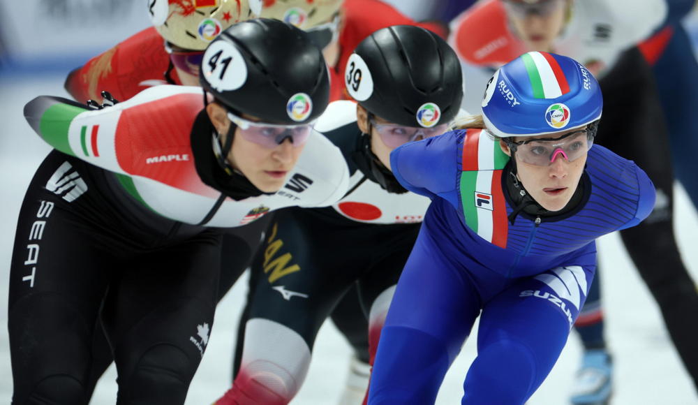Vancouver: Gloria Ioriatti chiude terza i 1.000 metri e firma il primo podio azzurro sul World Tour