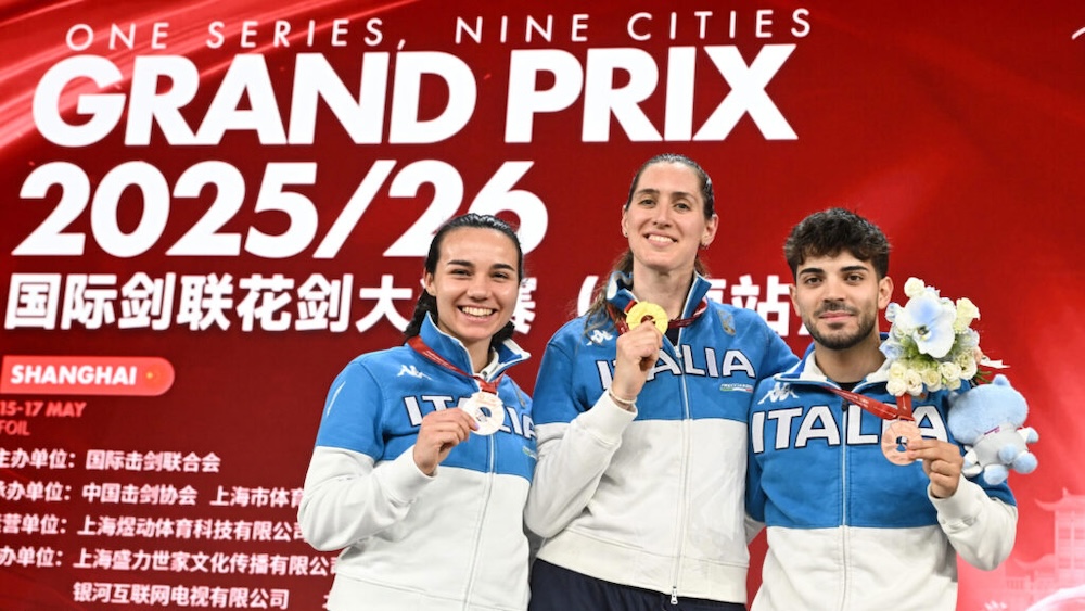 Grand Prix di fioretto: Martina Batini si impone a Shanghai, podio anche per Anna Cristino e Tommaso Martini