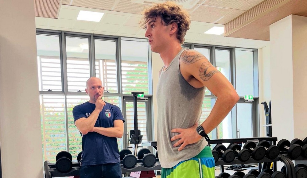 Skateboarding: test neuromuscolari al CPO di Roma per l'azzurro del park Alessandro Mazzara